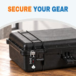 Forge Twin Guard Dual-Access Combination Padlock with Key - Black