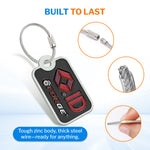 TSID QR Code Lost & Found Luggage Tag – Large Black