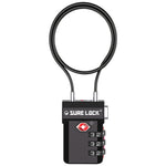 TSA Approved 3-Digit Combination Cable Lock – Extra Long Cable - LockSelect 