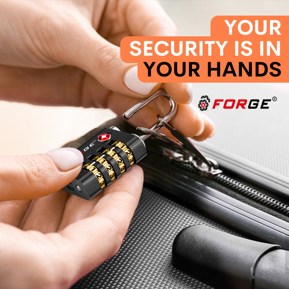 Forge Dual-Access TSA Approved Lock (Guardian series, 4 colors pack)