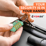 Forge Dual-Access TSA Approved Lock (Guardian series, Green pack)