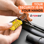 Forge Dual-Access TSA Approved Lock (Guardian series, Yellow pack)