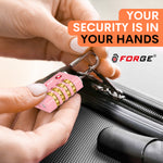 Forge Dual-Access TSA Approved Lock (Guardian series, Pink pack)