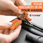 Forge Dual-Access TSA Approved Lock (Guardian series, Orange pack)