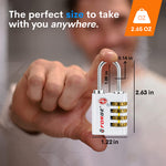 Forge Dual-Access TSA Approved Lock (Guardian series, White pack)