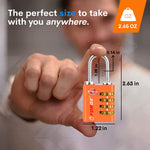 Forge Dual-Access TSA Approved Lock (Guardian series, Orange pack)