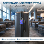 Forge TSA-Approved Luggage Lock: 3-Digit Combination, Open Alert Indicator （Titan Series Blue Pack）