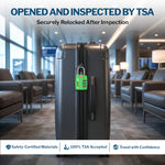 Forge TSA-Approved Luggage Lock: 3-Digit Combination, Open Alert Indicator （Titan Series, Green Pack）