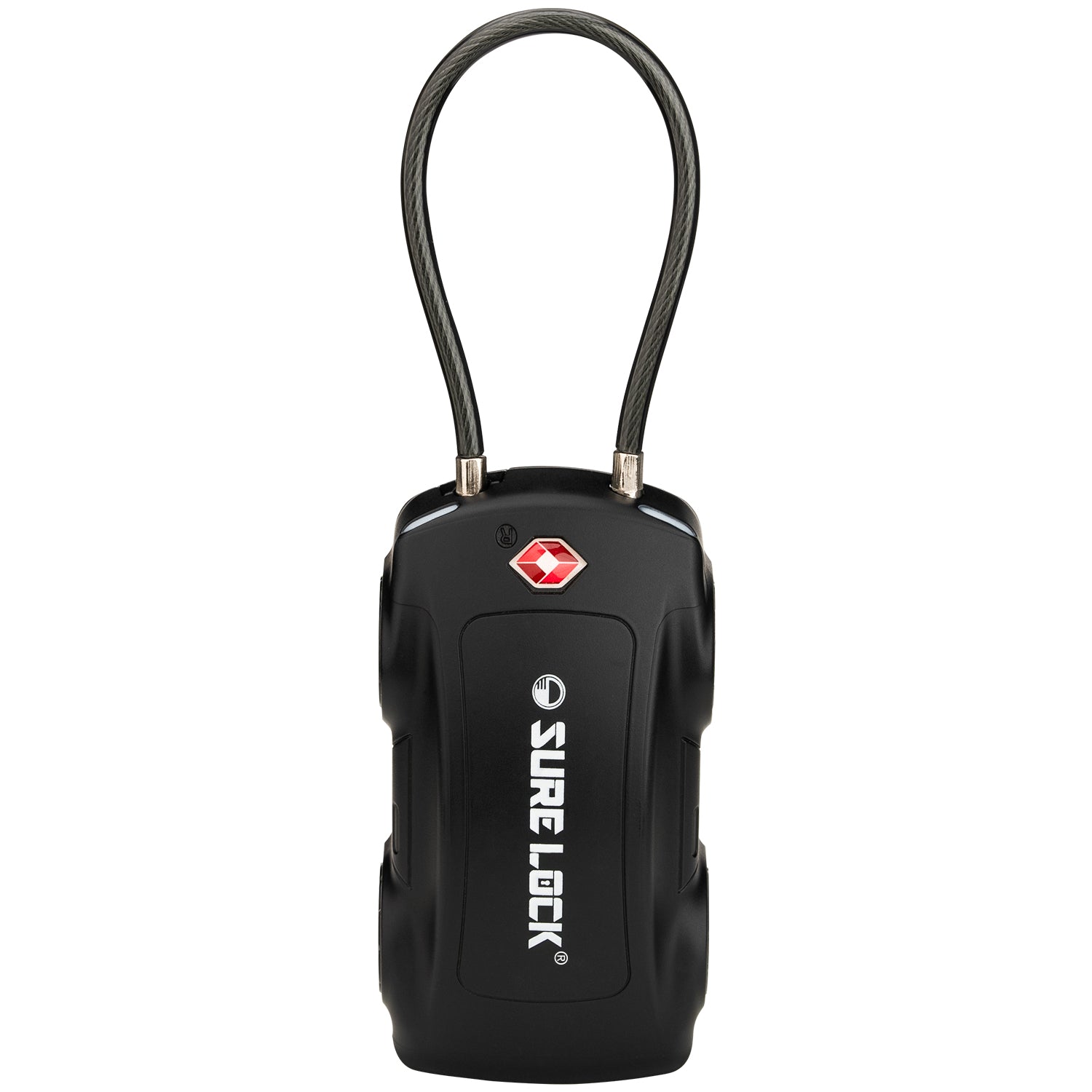 Car-Shaped TSA Cable Lock – 4-Digit Resettable Luggage Lock (Black) - LockSelect 