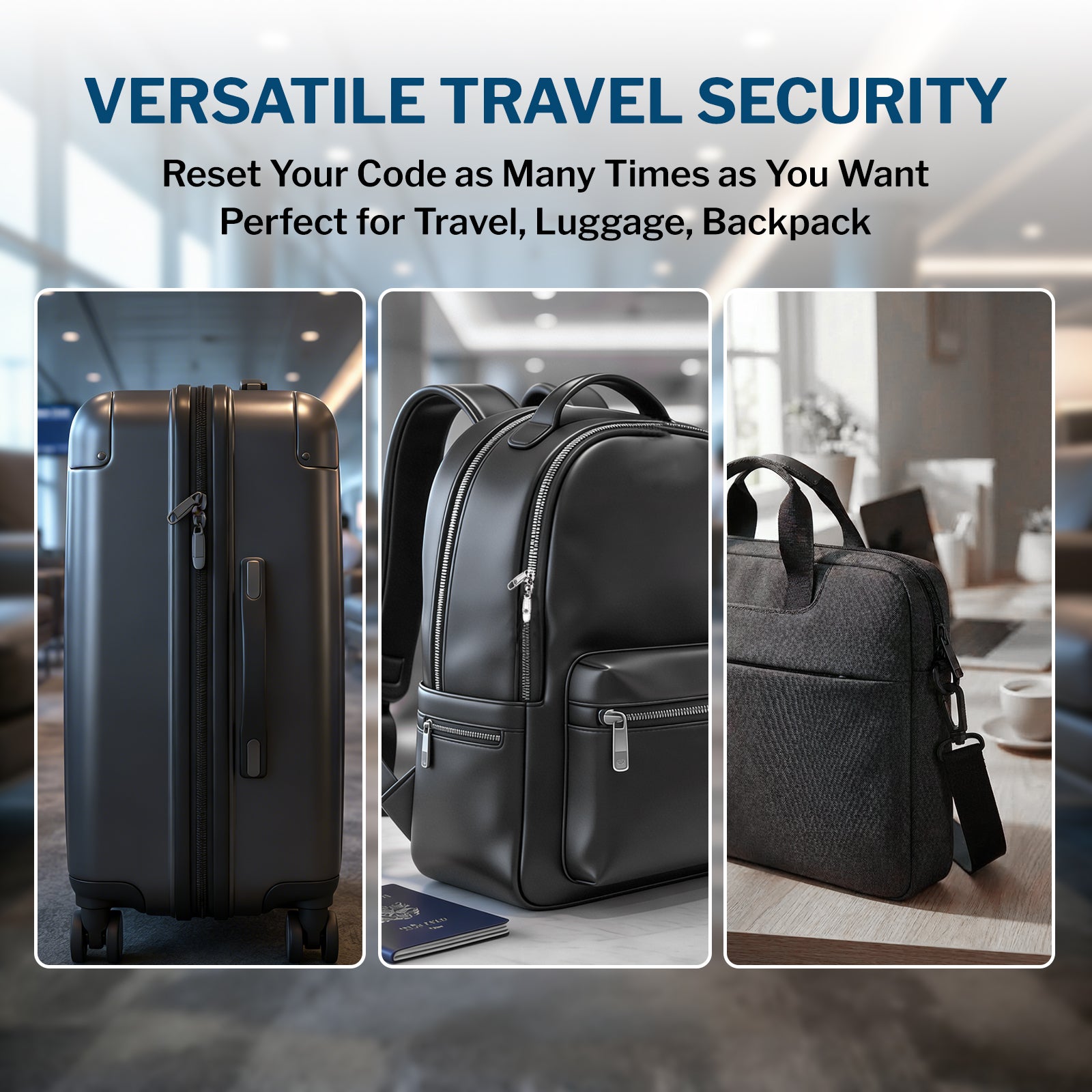 Forge TSA-Approved Luggage Lock: 3-Digit Combination, Open Alert Indicator （Titan Series, Green Pack）