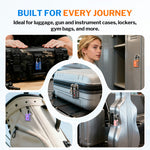 Forge Dual-Opening TSA Lock: Combo & Key Access , White Pack