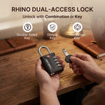 SureLock Heavy Duty TSA Padlock for Pelican Cases & Gun Cases, Black Pack