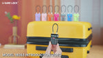 TSA-Approved Cable Luggage Locks - Black